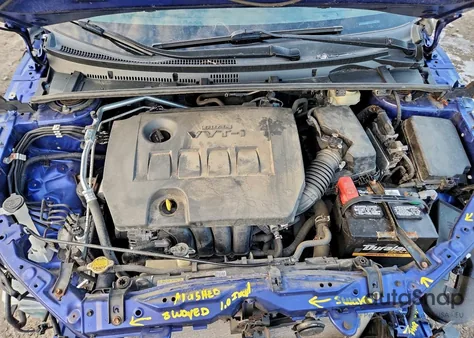 2015 Toyota Corolla L z USA, uszkodzony, nr VIN 2T1BURHE5FC411247